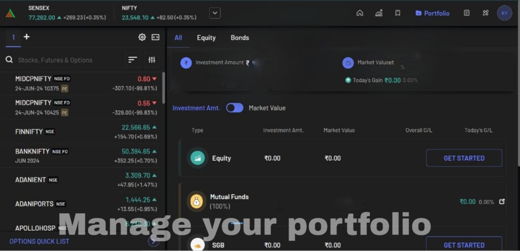 how to trade in stocks , manage your portfolio 
